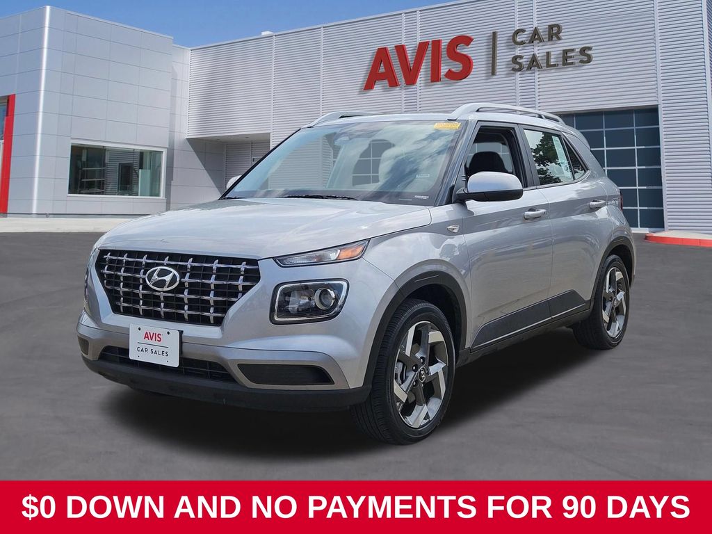 Shimmering Silver 2025 Hyundai Venue SUV / Crossover Front-Wheel Drive Continuously Variable Transmission