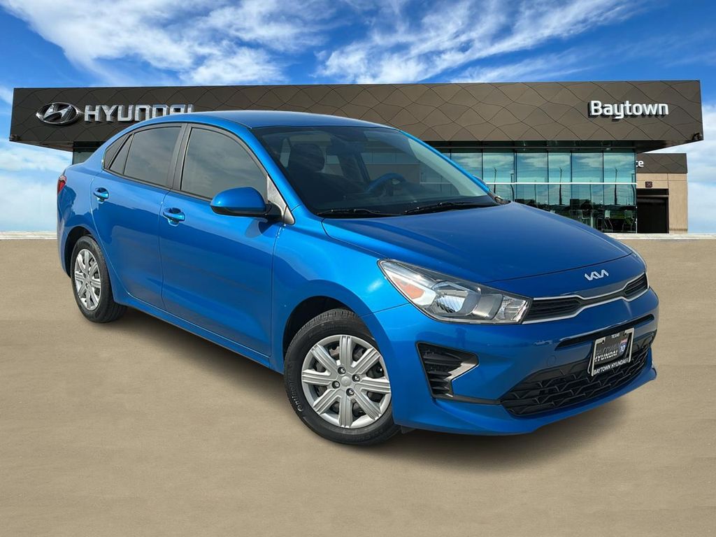 2022 Kia Rio S Blue at Bayway Chrysler Dodge Jeep Ram