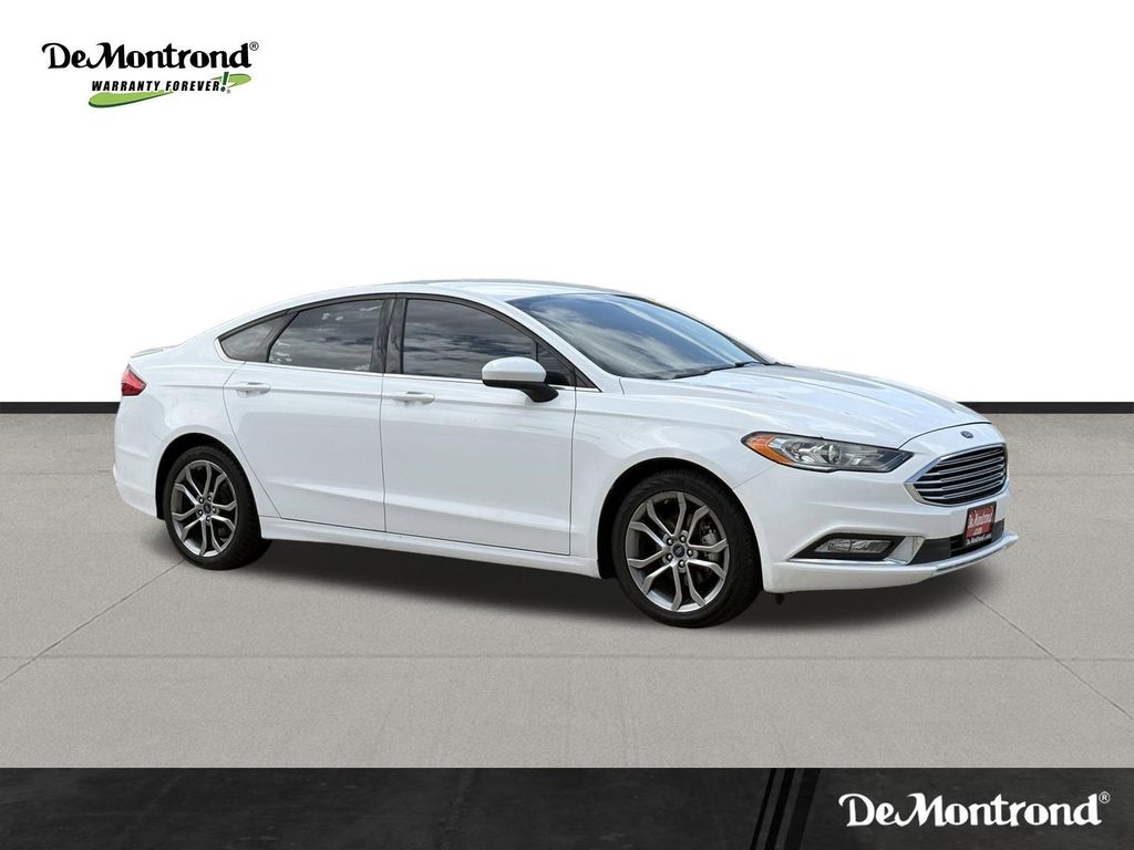 2017 Ford Fusion SE White at Parkway Family Mazda