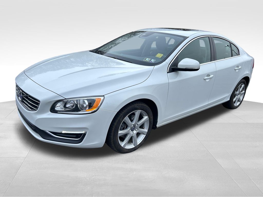 Crystal White Pearl 2016 Volvo S60 T5 Premier Drive-E Sedan Front-Wheel Drive Automatic