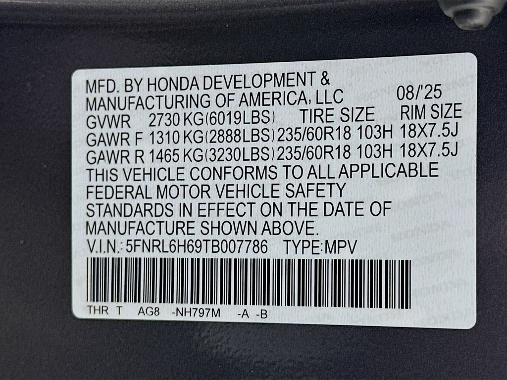Thumbnail: 2026 Honda Odyssey - 23