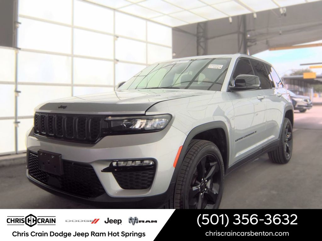 Silver 2024 Jeep Grand Cherokee Limited 4WD SUV / Crossover Four-Wheel Drive 8-Speed Automatic