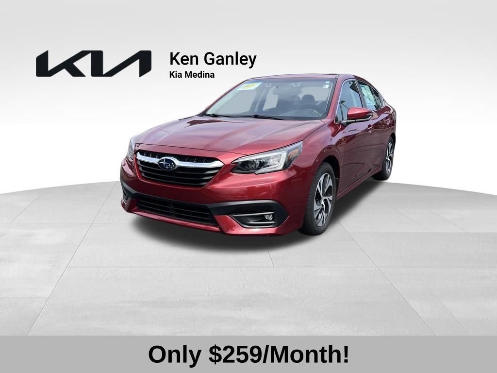 Crimson Red Pearl 2021 Subaru Legacy Sedan All-Wheel Drive Continuously Variable Transmission