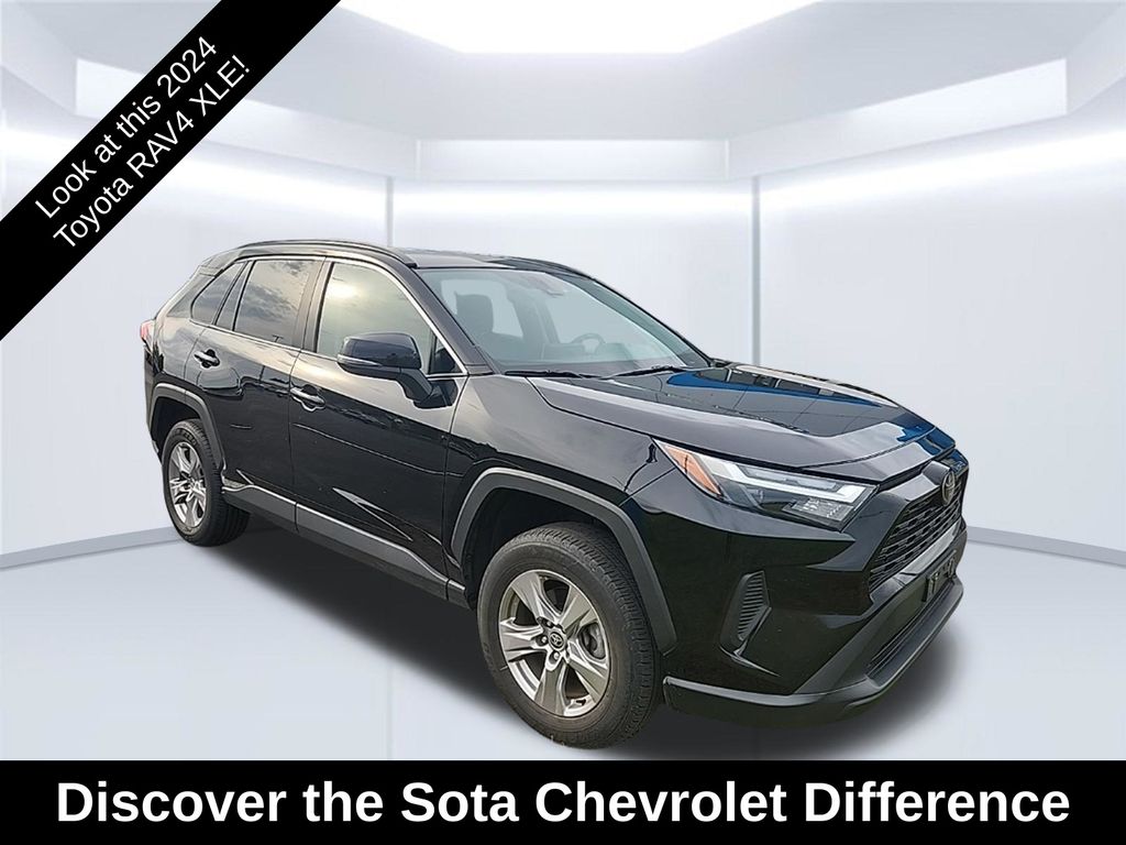 Midnight Black Metallic 2024 Toyota RAV4 SUV / Crossover All-Wheel Drive 8-Speed Automatic