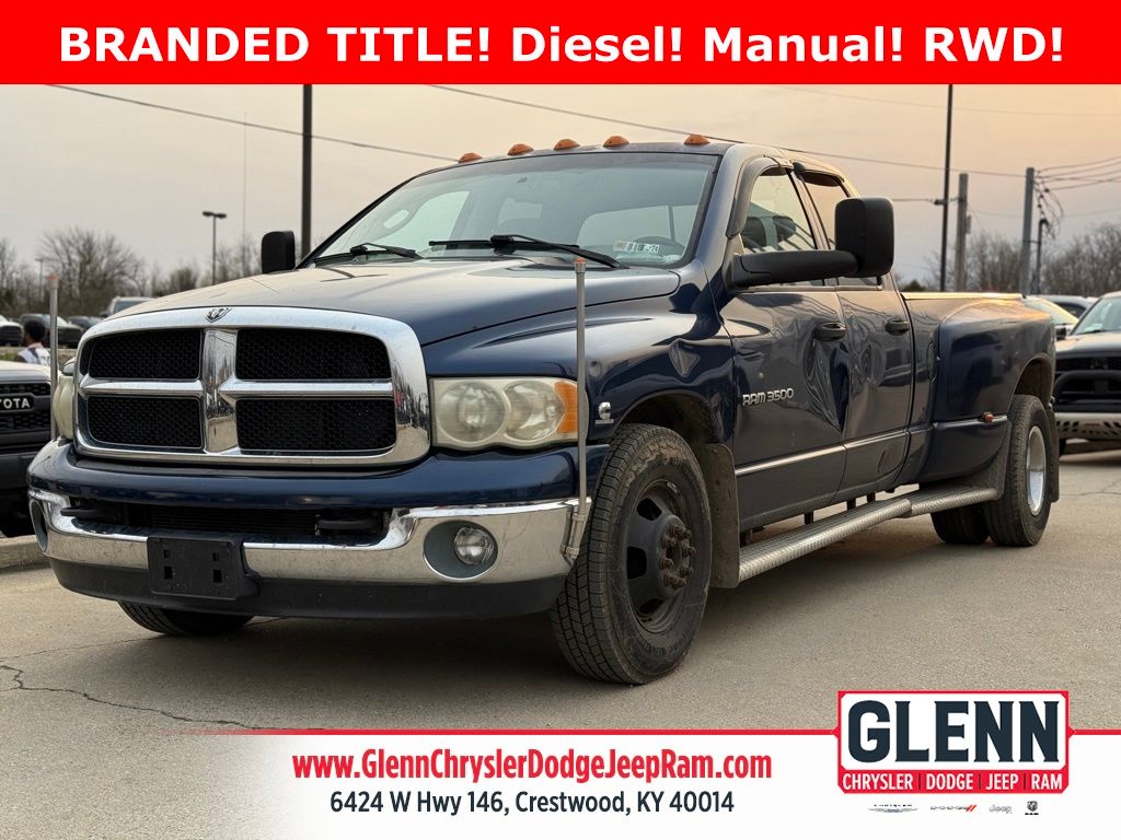 2003 Dodge RAM 3500 ST Quad Cab LB DRW RWD