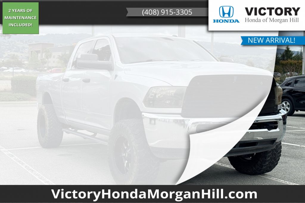 Bright Silver Metallic Clearcoat 2015 RAM 2500 Tradesman Crew Cab 4WD Pickup Truck Four-Wheel Drive 6-Speed Automatic