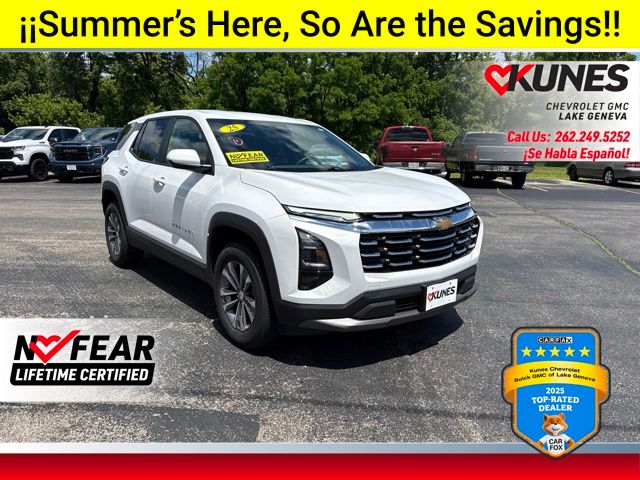 Summit White 2025 Chevrolet Equinox SUV / Crossover Four-Wheel Drive 8-Speed Automatic