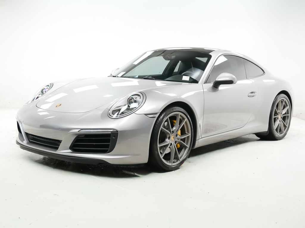 GT Silver Metallic 2018 Porsche 911 Coupe Rear-Wheel Drive 7-Speed Automatic