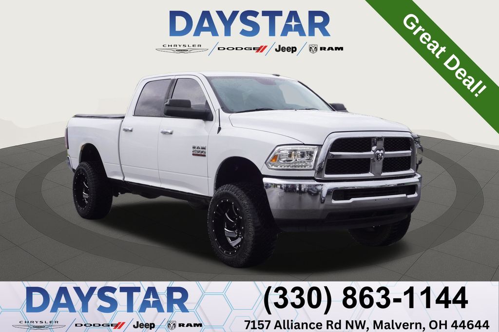 Bright White Clearcoat 2015 RAM 2500 Pickup Truck Four-Wheel Drive 6-Speed Automatic