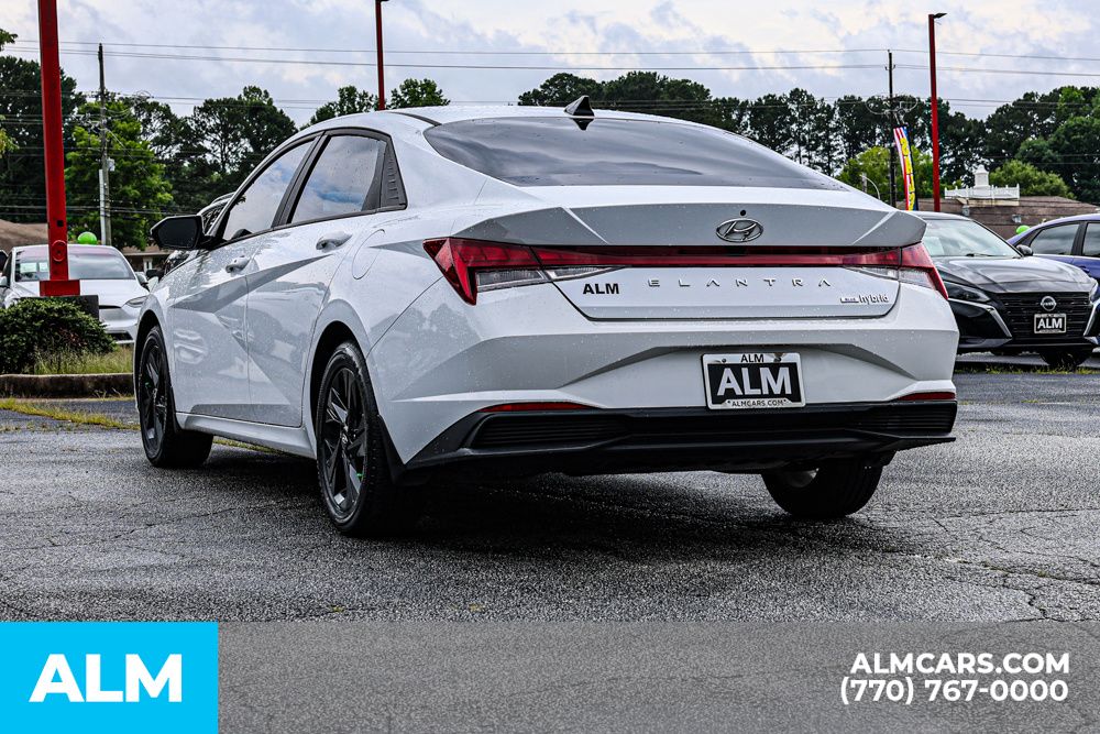 2023 Hyundai Elantra Hybrid Blue photo 6