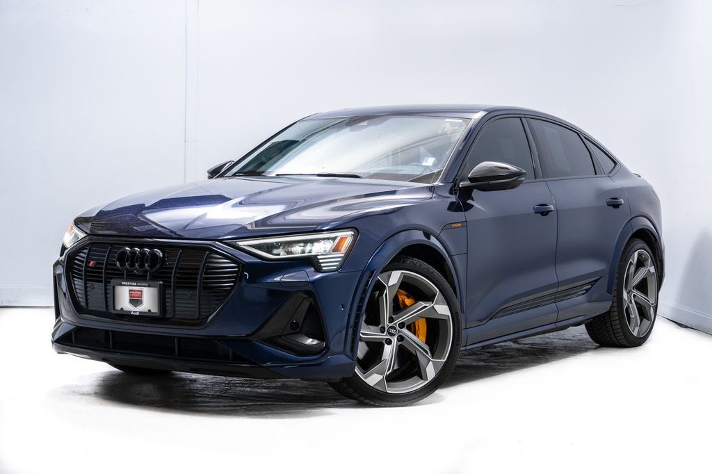 Navarra Blue Metallic 2023 Audi e-tron S Prestige quattro Sportback AWD Sedan All-Wheel Drive Automatic