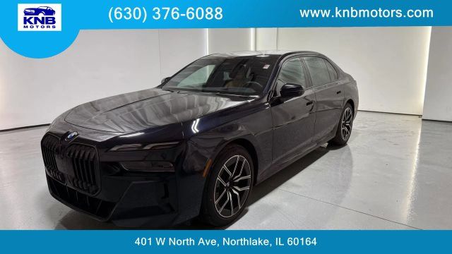 Carbon Black Metallic 2025 BMW 7 Series 740i xDrive Sedan All-Wheel Drive 8-Speed Automatic
