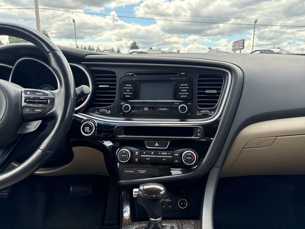 2015 Ebony Black Kia Optima EX FWD Sedan