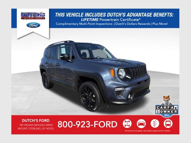 Slate Blue Pearlcoat 2023 Jeep Renegade Altitude 4WD SUV / Crossover Four-Wheel Drive 9-Speed Automatic