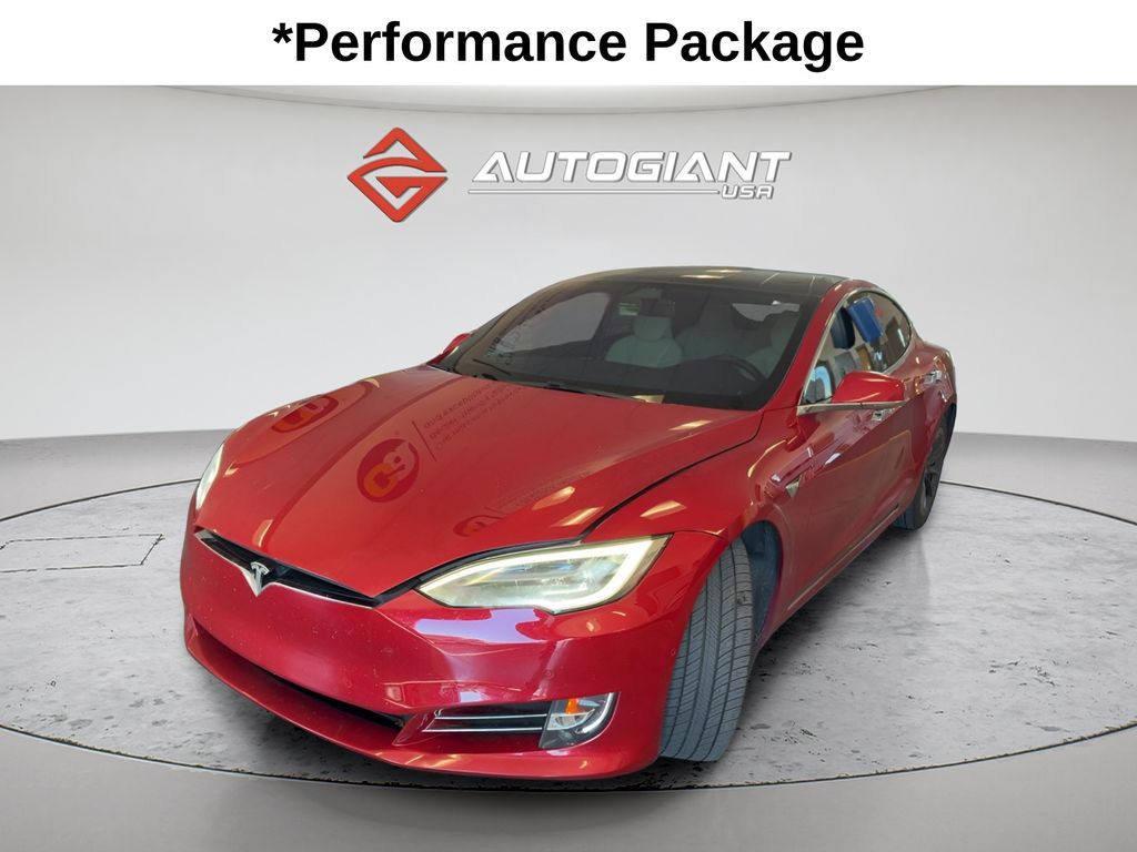 Red Multi-Coat 2019 Tesla Model S Performance AWD Sedan All-Wheel Drive 1-Speed Automatic