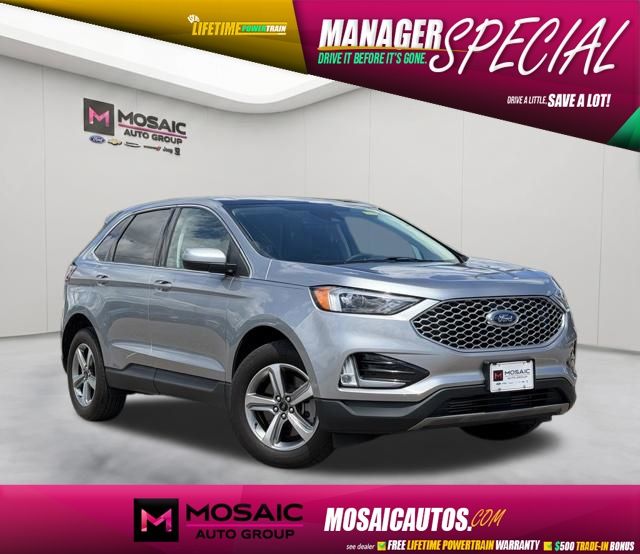Silver Metallic 2024 Ford Edge SUV / Crossover All-Wheel Drive 8-Speed Automatic