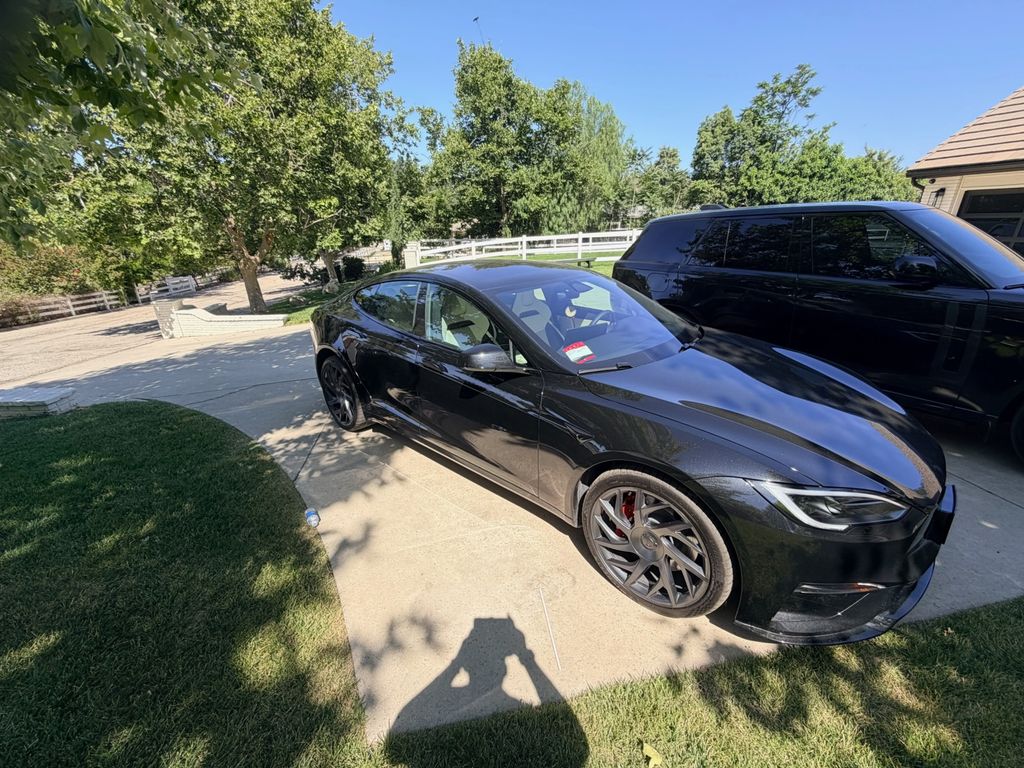 Black 2026 Tesla Model S Plaid AWD Sedan All-Wheel Drive 1-Speed Automatic