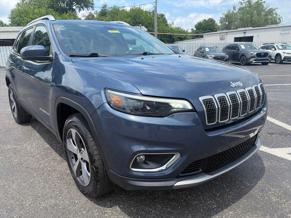 Slate Blue Pearlcoat 2020 Jeep Cherokee Limited 4WD SUV / Crossover Four-Wheel Drive 9-Speed Automatic