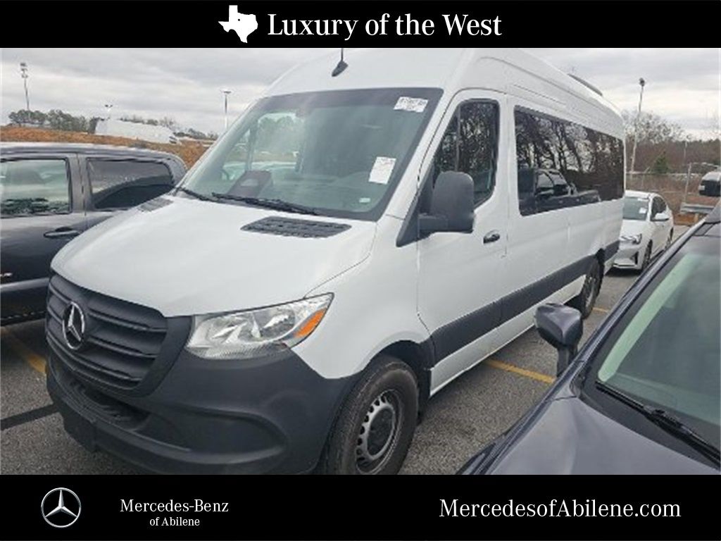 White 2025 Mercedes-Benz Sprinter 2500 170 High Roof Passenger Van RWD Van Rear-Wheel Drive 9-Speed Automatic