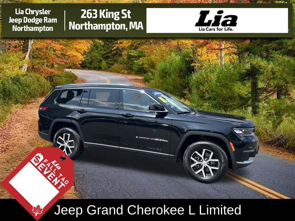 Diamond Black Crystal Pearlcoat 2023 Jeep Grand Cherokee L SUV / Crossover Four-Wheel Drive 8-Speed Automatic