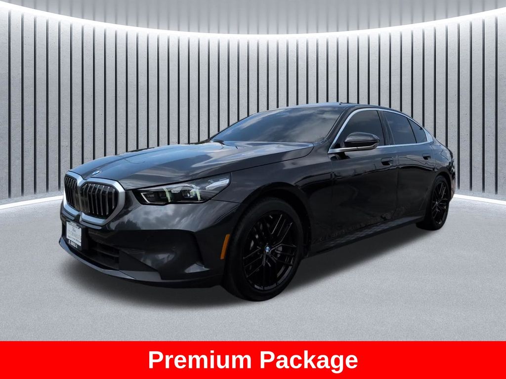 Gray (Dark Graphite) 2025 BMW 5 Series Sedan All-Wheel Drive 8-Speed Automatic