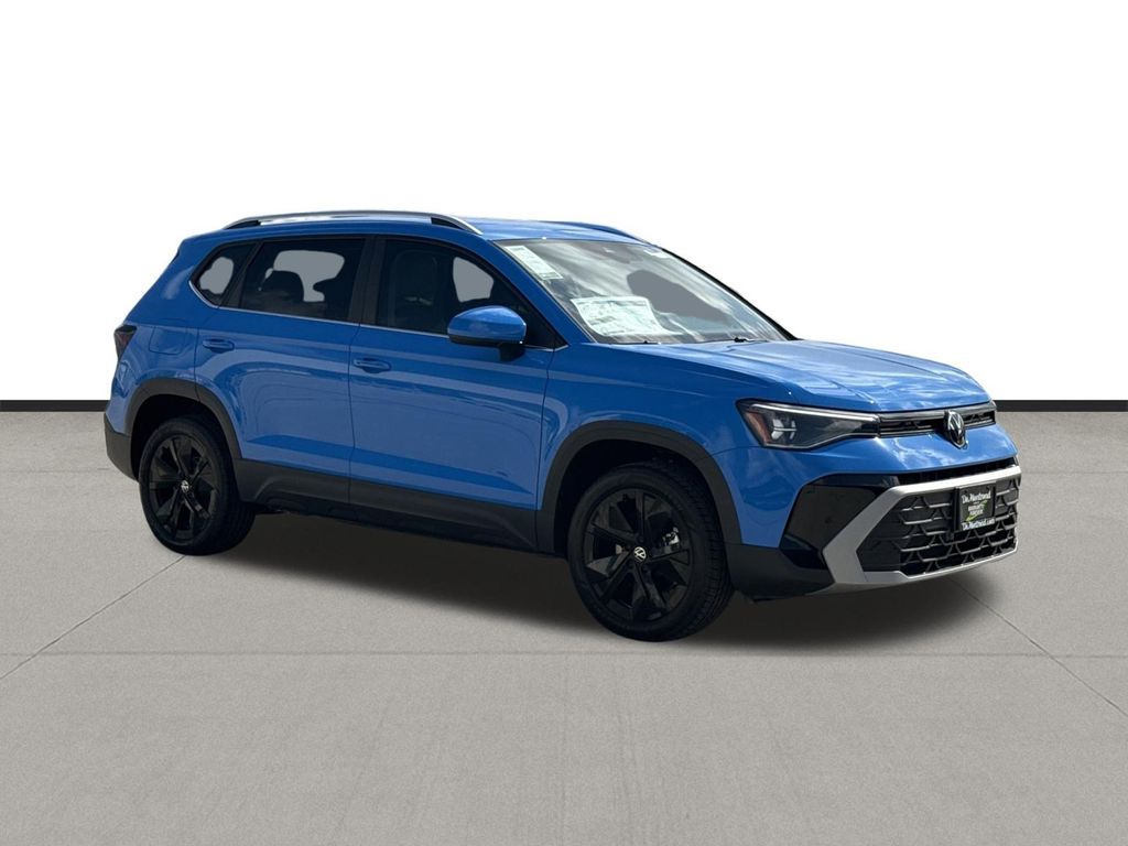 2026 Volkswagen Taos 1.5T SE Blue at DeMontrond Auto Country