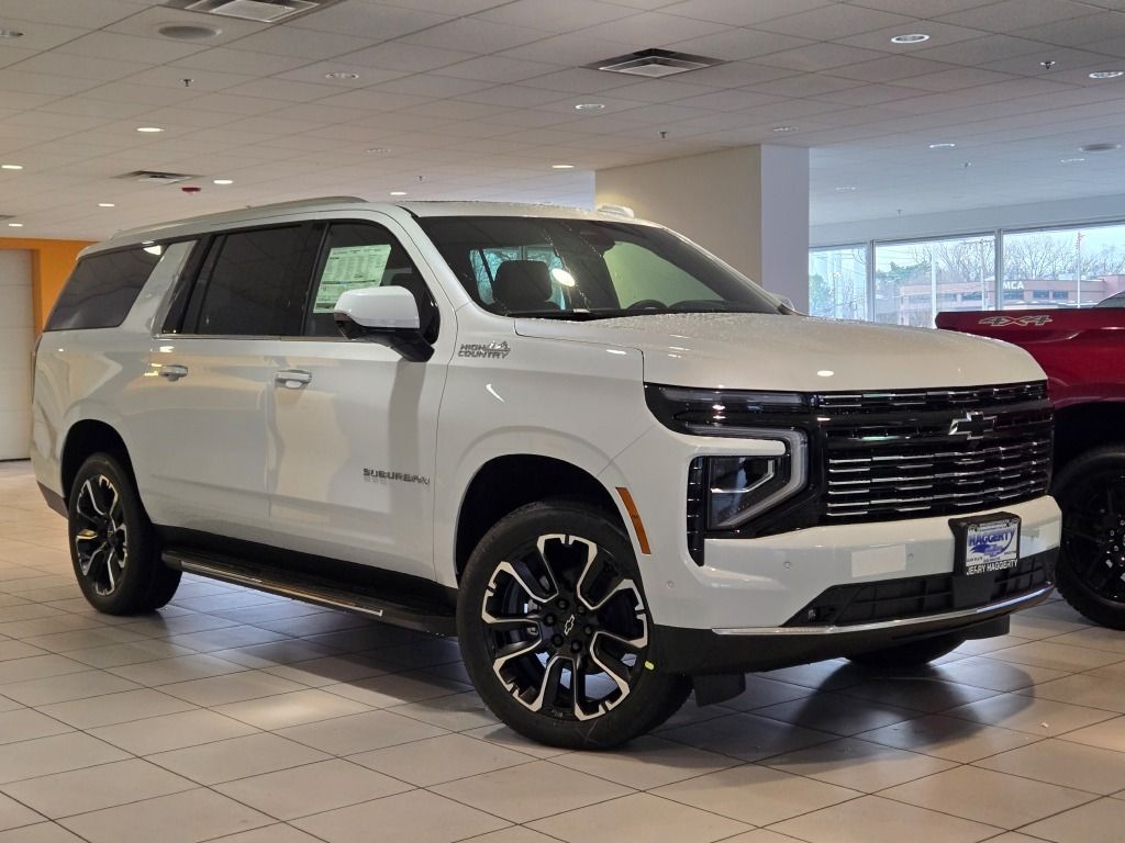Polar White Tricoat 2026 Chevrolet Suburban High Country 4WD SUV / Crossover Four-Wheel Drive