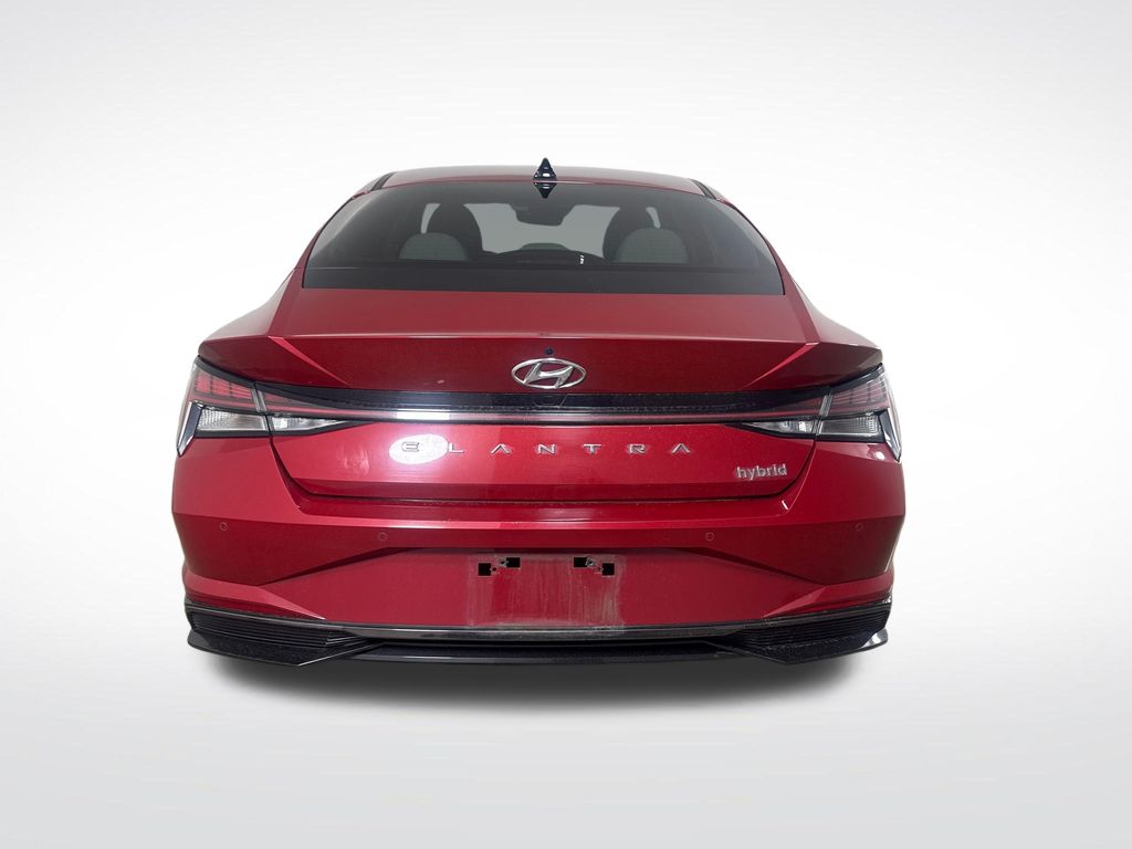 2022 Scarlet Red Hyundai Elantra Hybrid Limited FWD Sedan