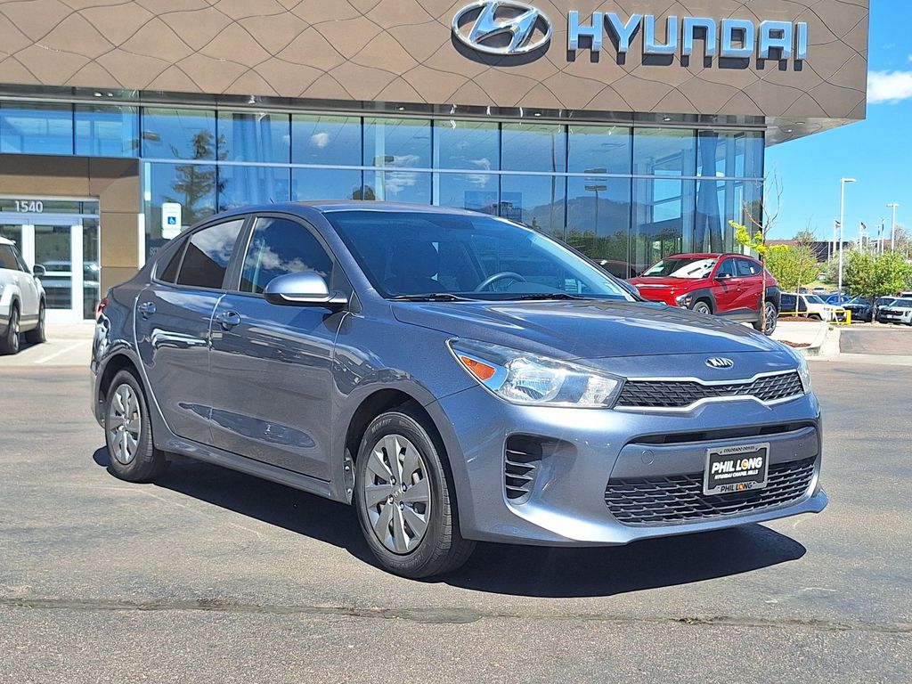 Phantom Gray 2019 Kia Rio S FWD Sedan Front-Wheel Drive 6-Speed Automatic