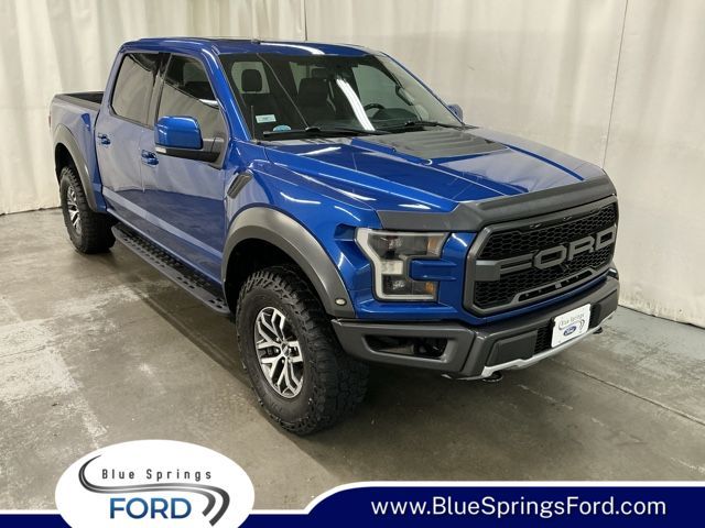 Lightning Blue 2018 Ford F-150 Raptor SuperCrew 4WD Pickup Truck Four-Wheel Drive Automatic