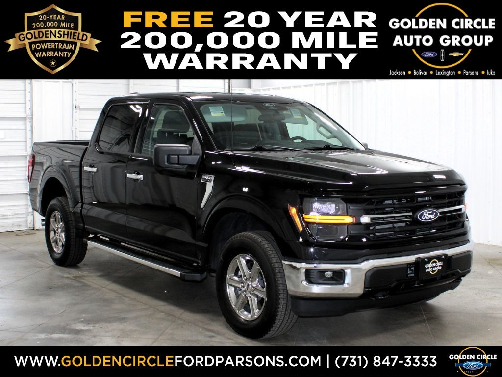 Agate Black Metallic 2025 Ford F-150 Pickup Truck Four-Wheel Drive Automatic