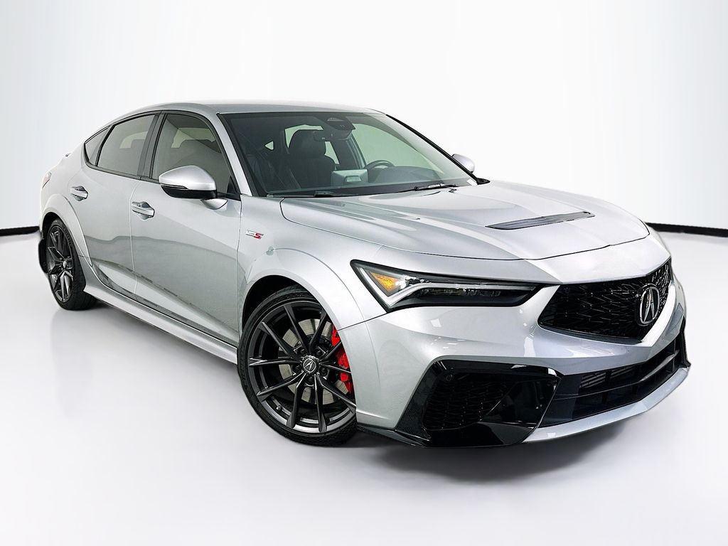 Silver 2024 Acura Integra Type S FWD Sedan Front-Wheel Drive 6-Speed Manual
