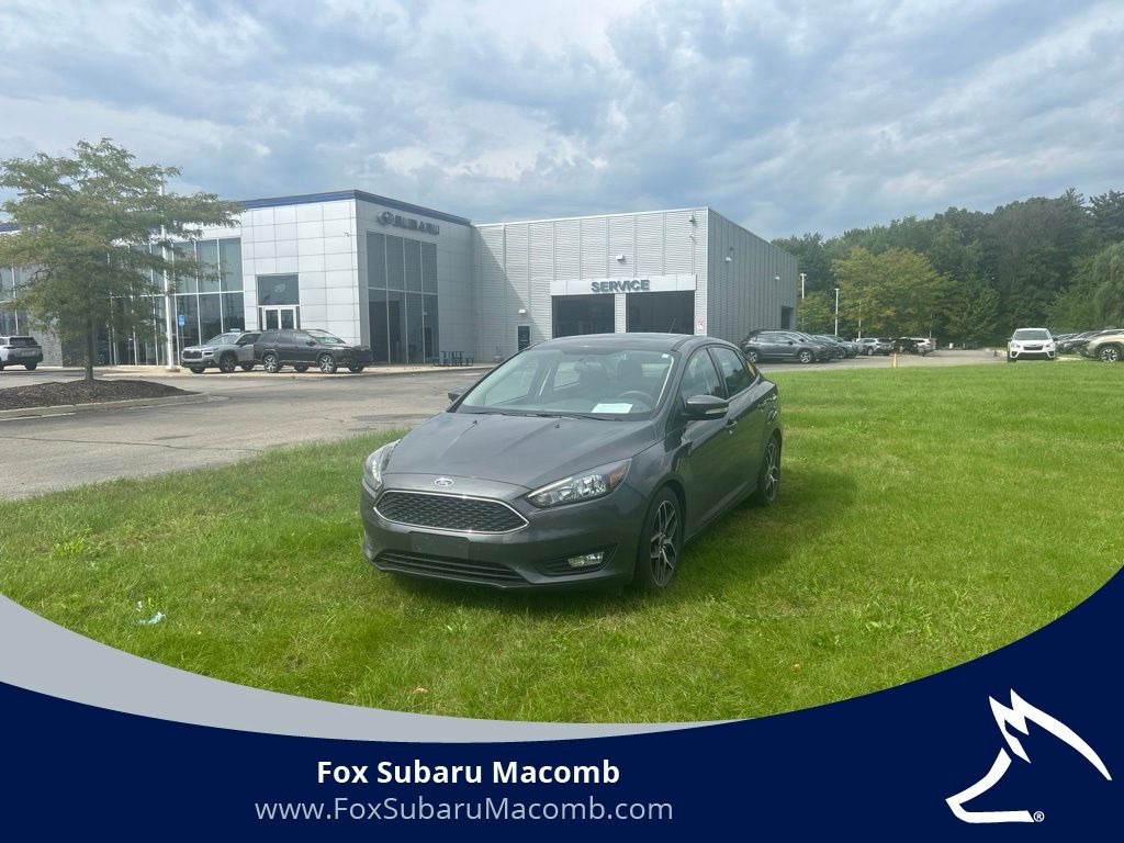Gray (Magnetic) 2017 Ford Focus Sedan Front-Wheel Drive 6-Speed Automatic
