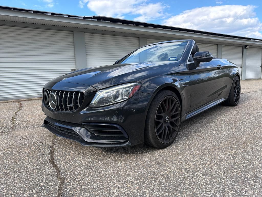Obsidian Black Metallic 2021 Mercedes-Benz C-Class Convertible Rear-Wheel Drive 9-Speed Automatic