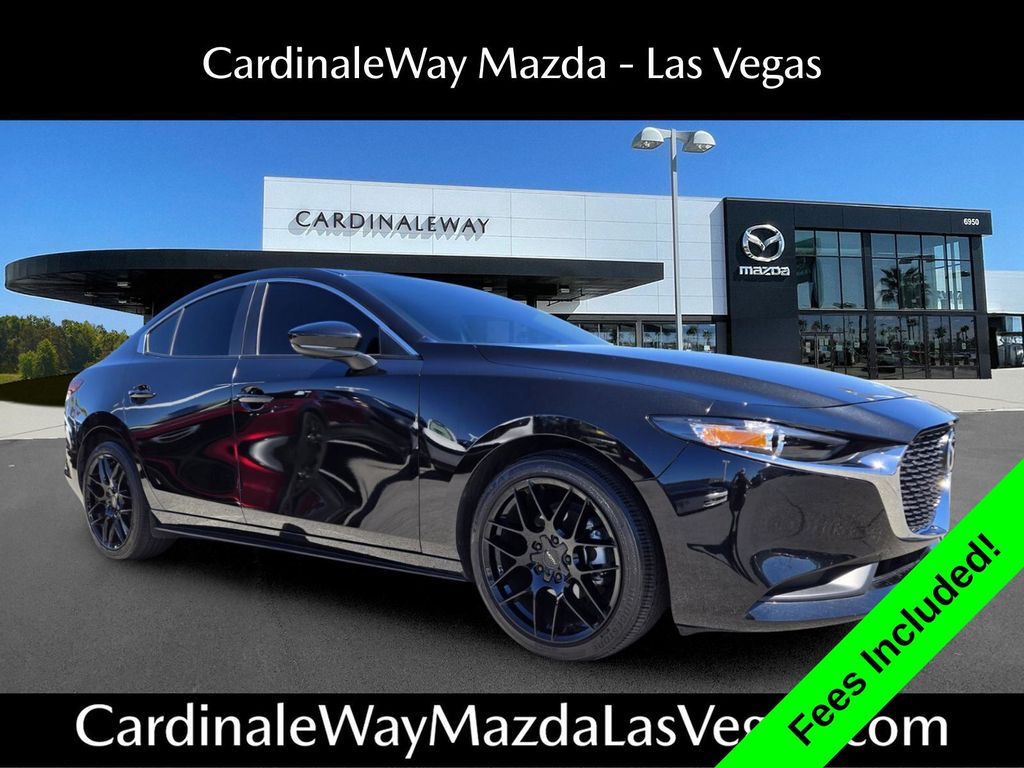 Jet Black 2023 Mazda MAZDA3 Sedan Front-Wheel Drive 6-Speed Automatic
