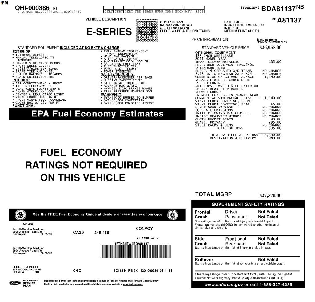 Used 2011 Silver Ford Commercial image 2