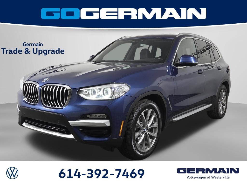 Phytonic Blue Metallic 2019 BMW X3 xDrive30i AWD SUV / Crossover All-Wheel Drive 8-Speed Automatic