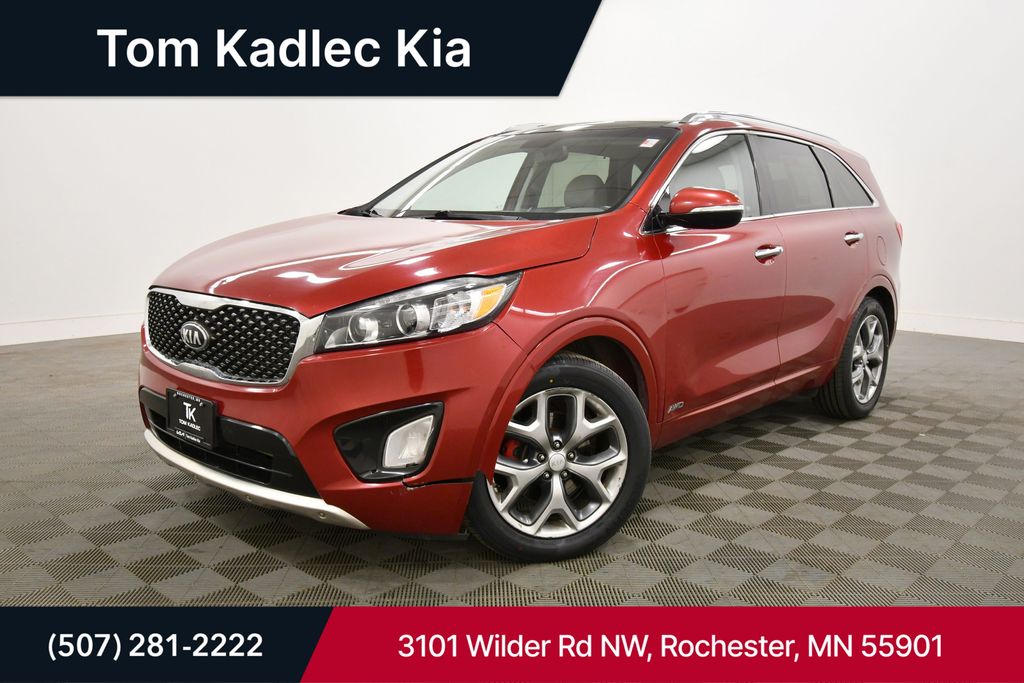 Remington Red Metallic 2018 Kia Sorento SX V6 AWD SUV / Crossover All-Wheel Drive 6-Speed Automatic