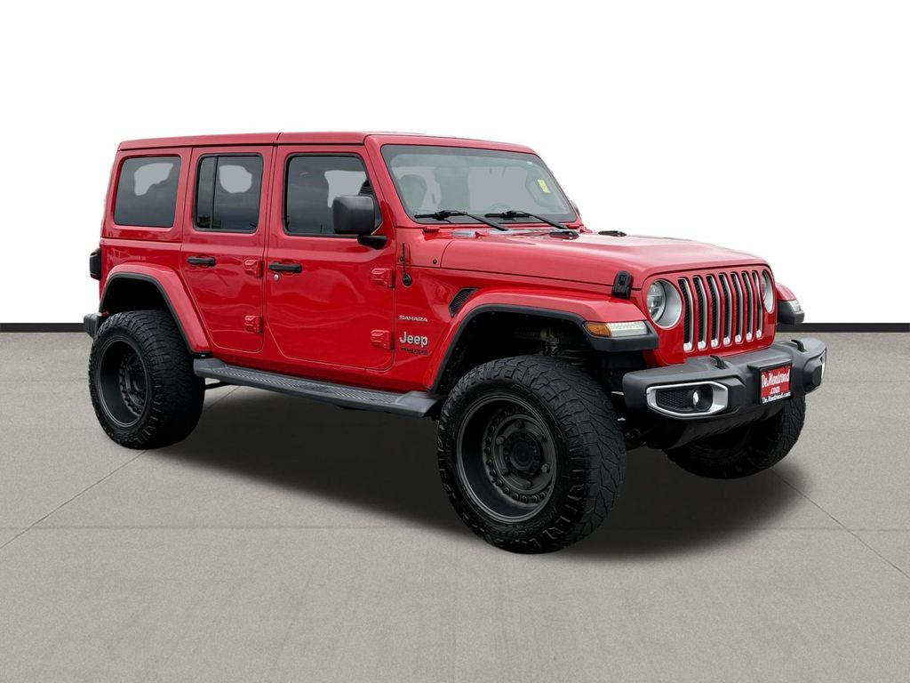 2018 Jeep Wrangler Unlimited Sahara Red at Classic Elite Chevrolet Sugar Land