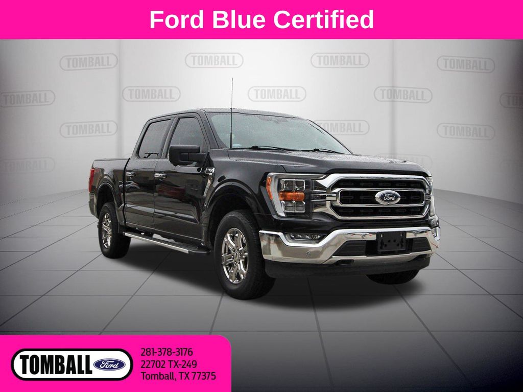 Black Metallic 2022 Ford F-150 Pickup Truck Four-Wheel Drive Automatic