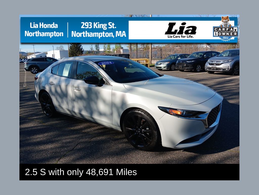 Ceramic Metallic 2024 Mazda MAZDA3 2.5 S Select Sport FWD Sedan Front-Wheel Drive 6-Speed Automatic