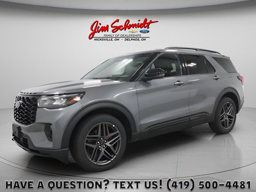 Carbonized Gray Metallic 2025 Ford Explorer SUV / Crossover All-Wheel Drive Automatic
