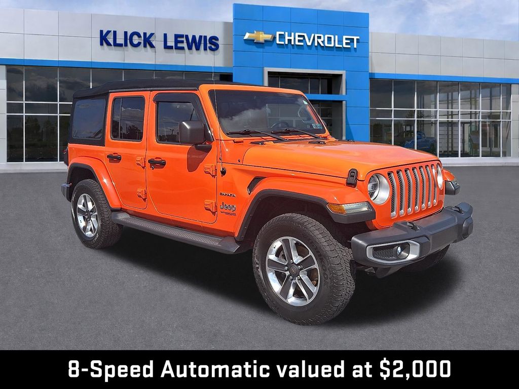 2018 Jeep Wrangler Unlimited Sahara Orange at Subaru and VW of Moon Township