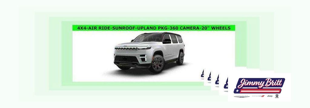 Bright White Clearcoat 2026 Jeep Grand Wagoneer SUV / Crossover Four-Wheel Drive 8-Speed Automatic