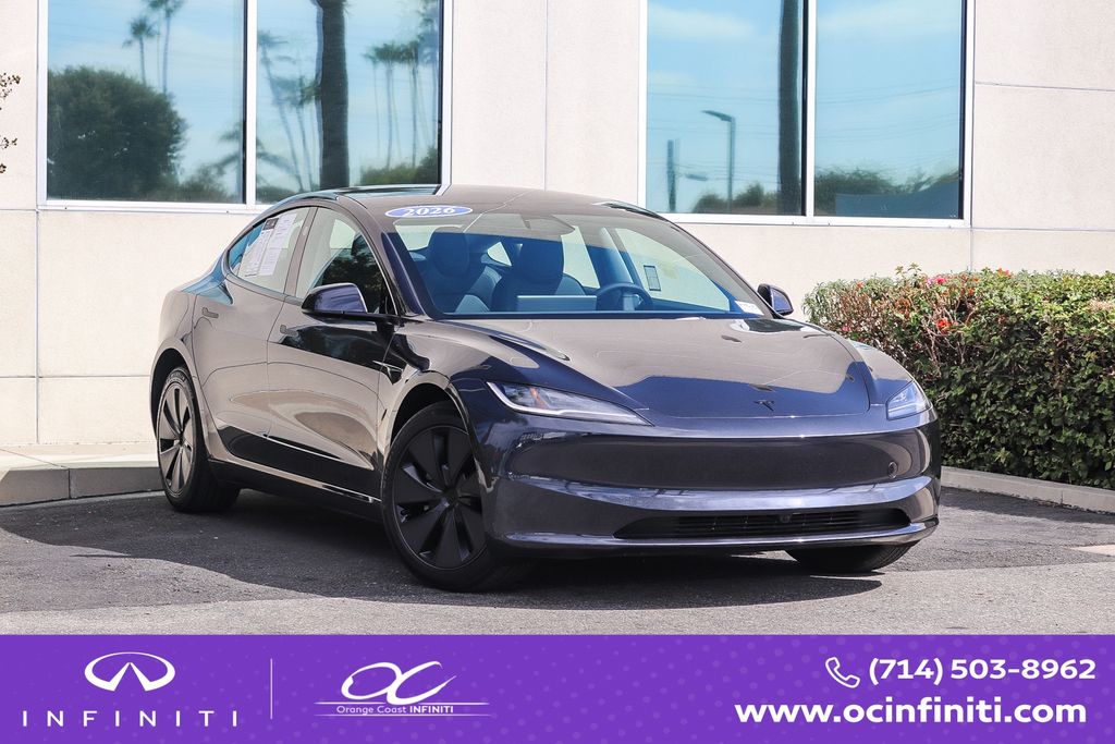 Gray 2026 Tesla Model 3 1-Speed Automatic
