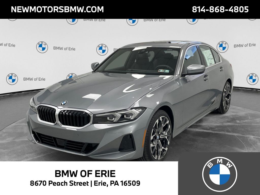 Skyscraper Gray Metallic 2026 BMW 3 Series Sedan All-Wheel Drive 8-Speed Automatic