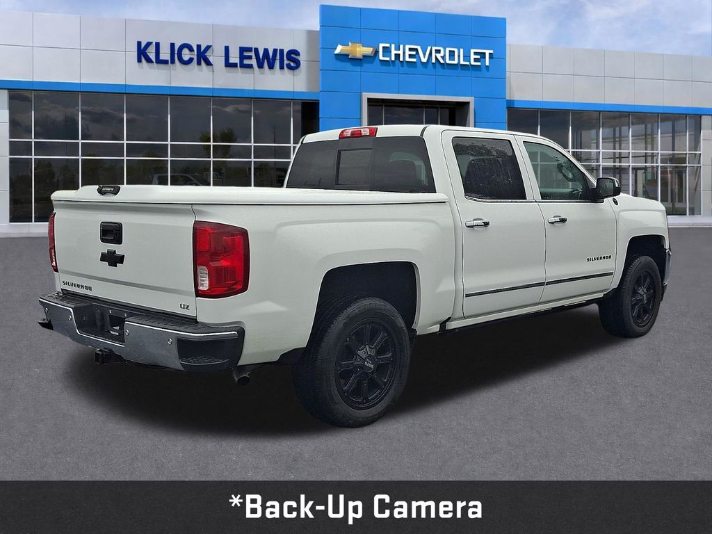 2018 Chevrolet Silverado 1500 LTZ White at Phil Fitts Ford
