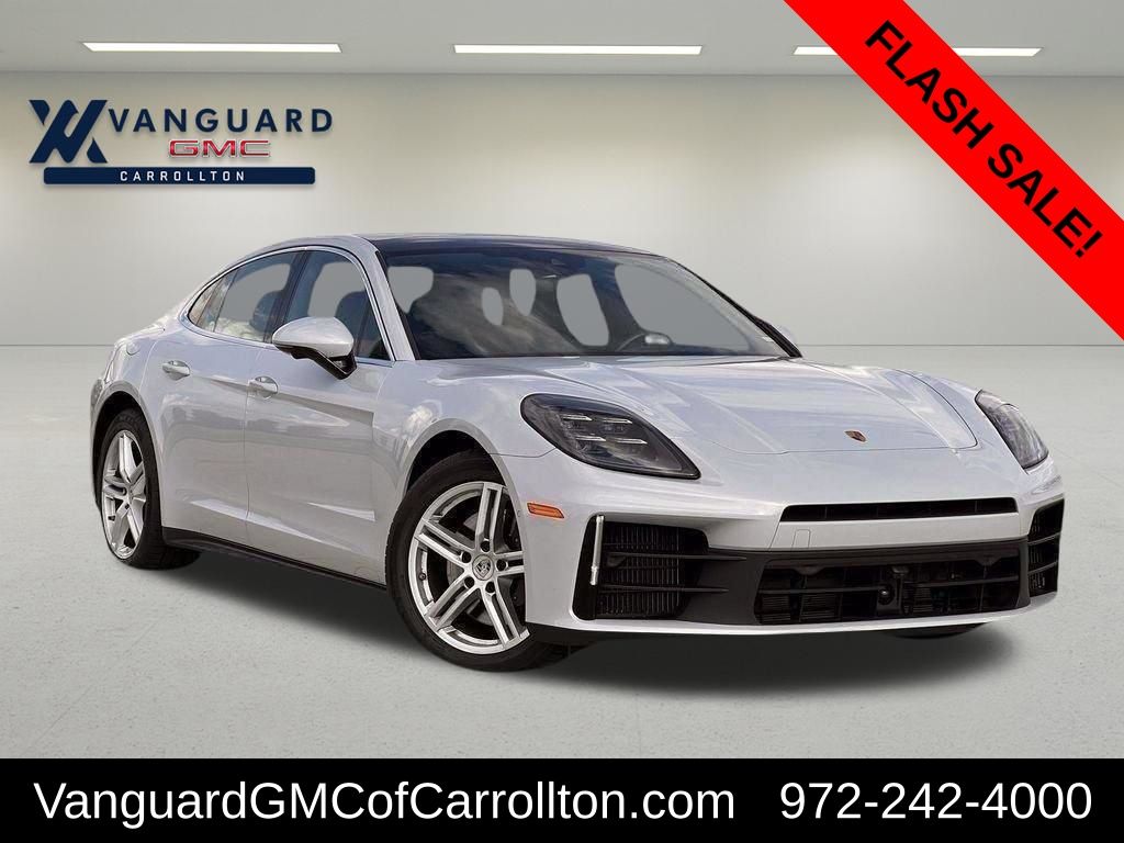 Gray (Ice Grey Metallic) 2025 Porsche Panamera Sedan Rear-Wheel Drive 8-Speed Automatic