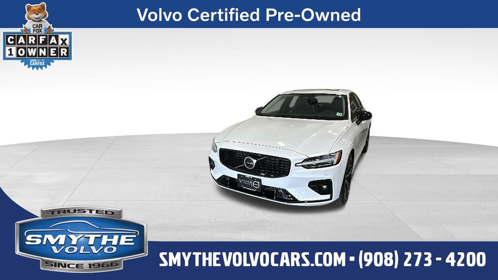 Crystal White 2025 Volvo S60 Sedan All-Wheel Drive Automatic