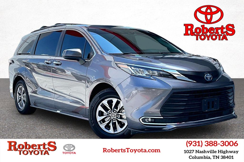 Predawn Gray Mica 2023 Toyota Sienna Minivan Front-Wheel Drive Continuously Variable Transmission